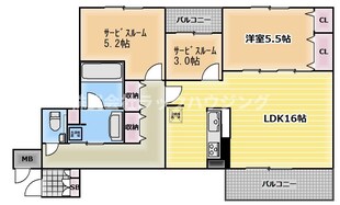 インペリアル大宮の物件間取画像